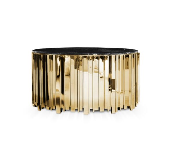 Custom Top Center Table with Metal Base