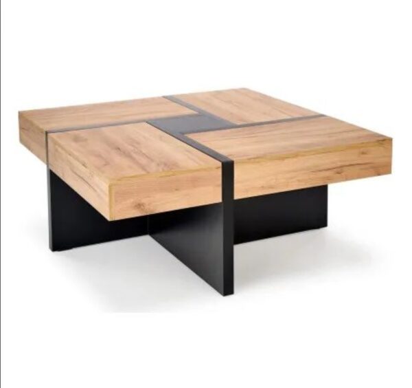 “Wooden Center Table with Hidden Draw 100-CM X 100-CM”