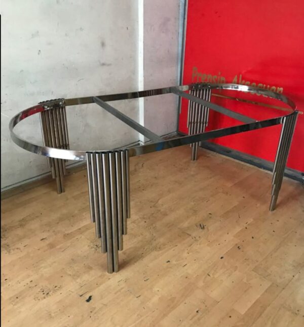 Top with Metal Base Center Table (CT 32)