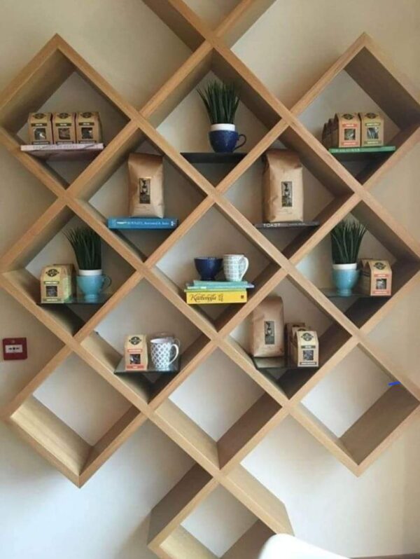 Wall Shelves Dimond Shape  (WS-382)